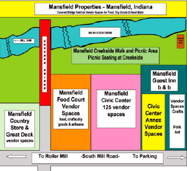 Map Of Covered Bridge Festival 2024 Arleen Germana